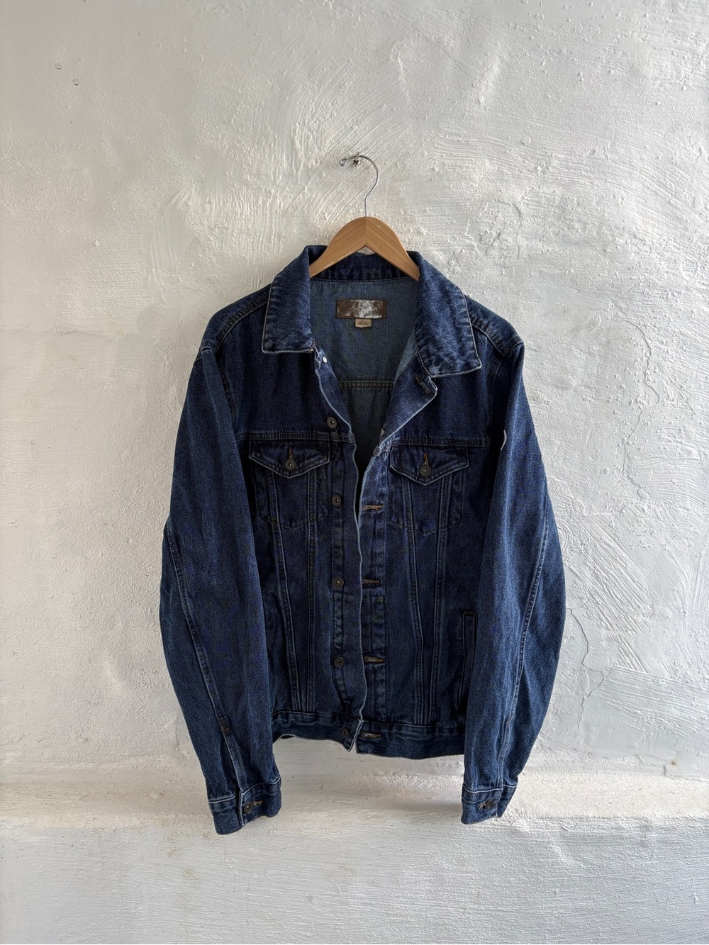 Vintage style Port Authority denim trucker jacket